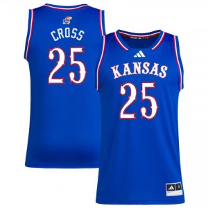 #25 Justin Cross Kansas Royal Men Jerseys 2025 College Basketball 502053-795