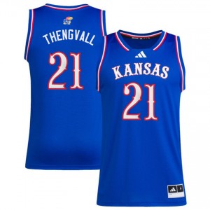 #21 Will Thengvall Kansas Royal Men Jerseys 2025 College Basketball 330169-220